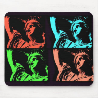 Statue of Liberty Collage Mouse Pad