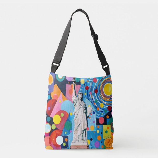 Statue of Liberty Crossbody Bag (Front)