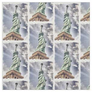 Statue of Liberty custom fabric