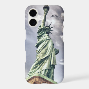 Statue of Liberty custom monogram phone cases