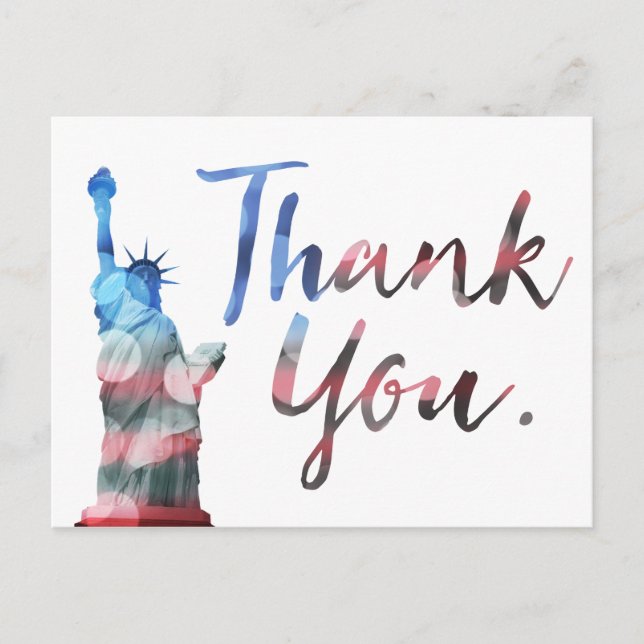 statue of liberty customer comment card (Front)