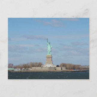 Statue Of Liberty Ellis Island Postcard