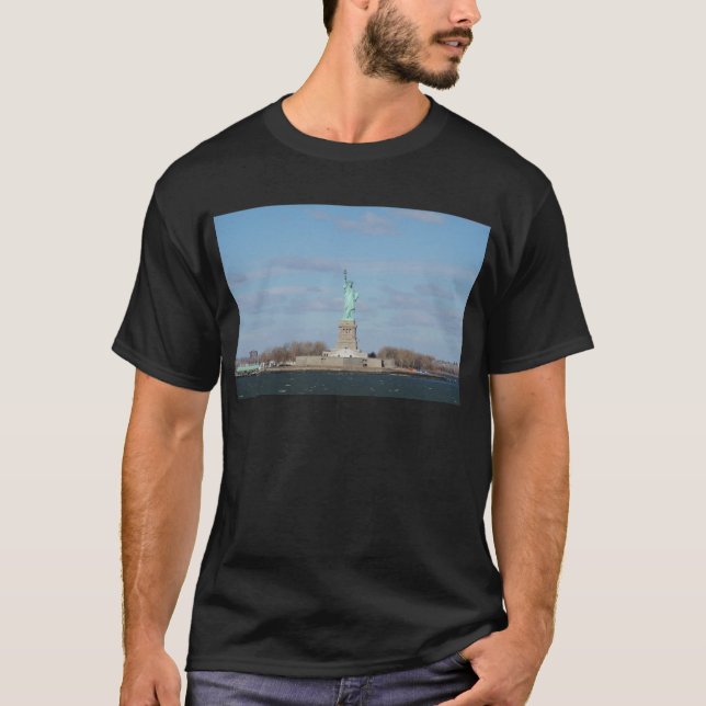 Statue Of Liberty Ellis Island T-Shirt (Front)