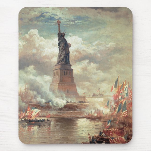 Statue Of Liberty Enlightening the World Mouse Pad (Front)