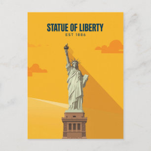Statue of Liberty Est. 1886 Postcard