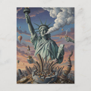 Statue of Liberty fine art Postcard