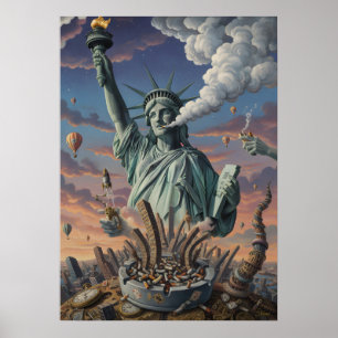 Statue of Liberty fine art Poster