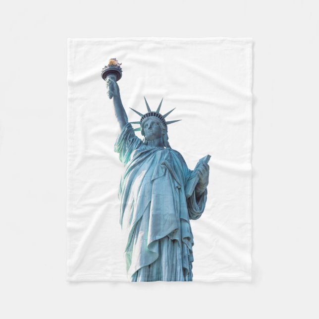 Statue of liberty  fleece blanket (Front)