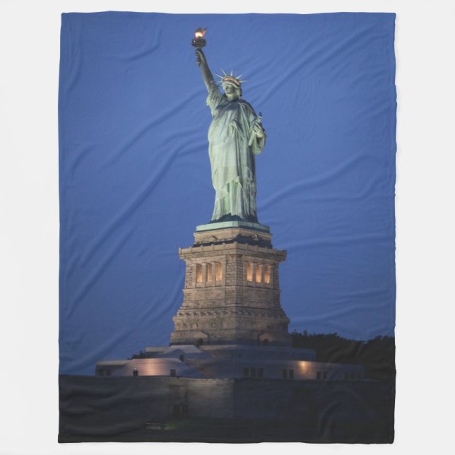STATUE of LIBERTY Fleece Blanket (Front)
