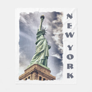 Statue of Liberty fleece blanket