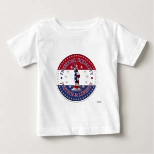 Statue of Liberty FREEDOM,EQUALITY,JUSTICE,LIBERTY Baby T-Shirt