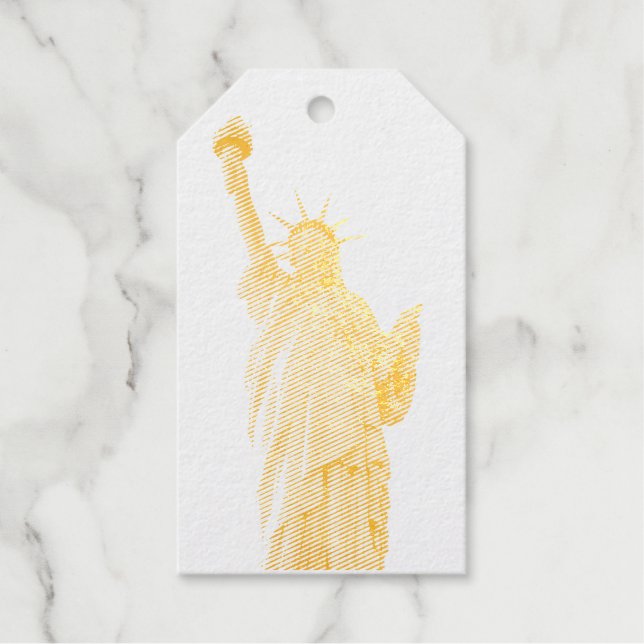 Statue of liberty  gift tags (Front)