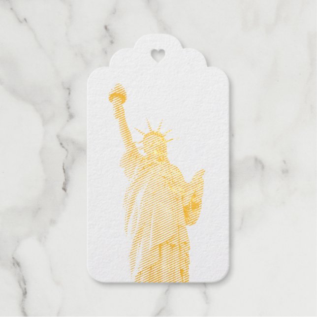 Statue of liberty    gift tags (Front)