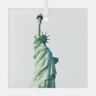 Statue of liberty   glass tree decoration