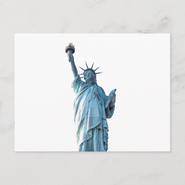 Statue of liberty  holiday postcard (Front)
