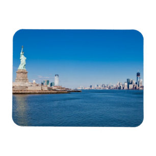 Statue of Liberty, Hudson River and Manhattan Magnet