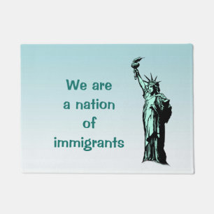 Statue of Liberty Immigrants Door Mat