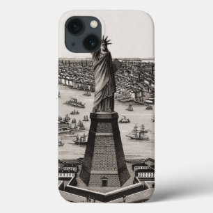 Statue Of Liberty In New York Harbour iPhone 13 Case