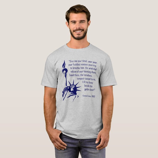 Statue of Liberty Inscription T-Shirt (Front Full)