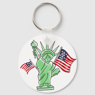 Statue of Liberty Key Ring