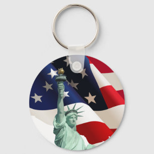 Statue of Liberty Key Ring