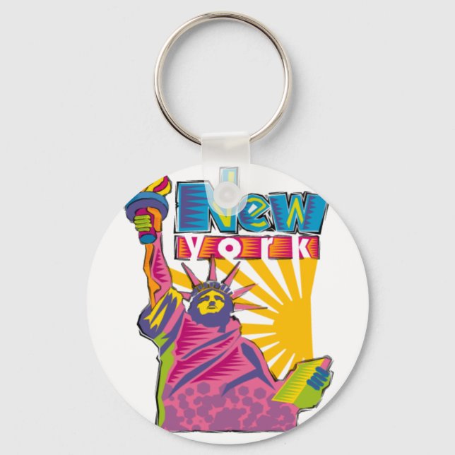 Statue of Liberty Key Ring (Front)