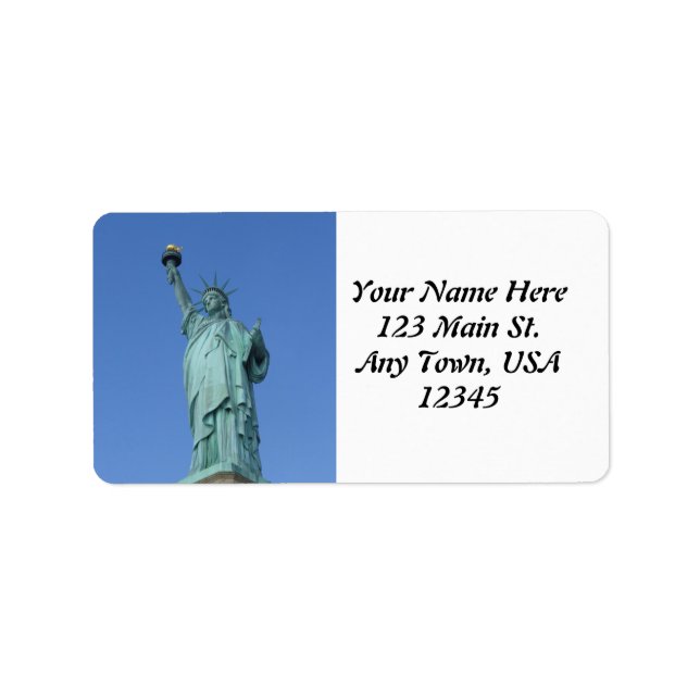 Statue of Liberty Label (Front)
