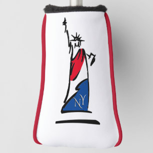 Statue of Liberty / Lady Liberty Stripes Golf Head Cover