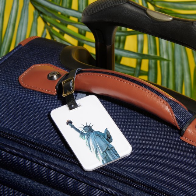Statue of liberty   luggage tag (Front Insitu 1)