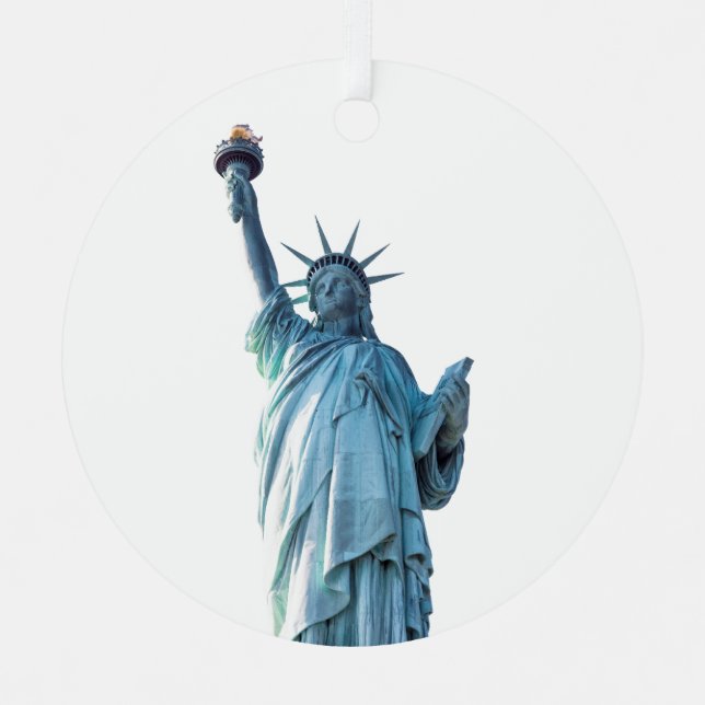 Statue of liberty  metal tree decoration (Front)
