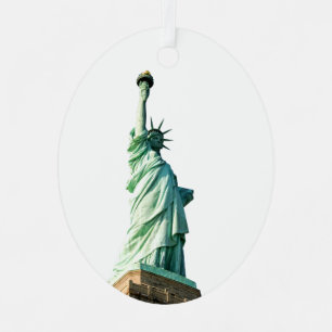 Statue of liberty metal tree decoration