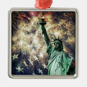 Statue of Liberty Metal Tree Decoration