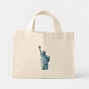 Statue of liberty mini tote bag