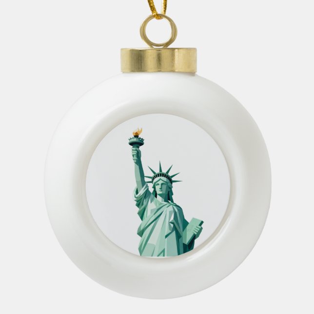  Statue of Liberty Modern Ornament (Front)