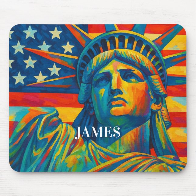 Statue of liberty Mousepad (Front)