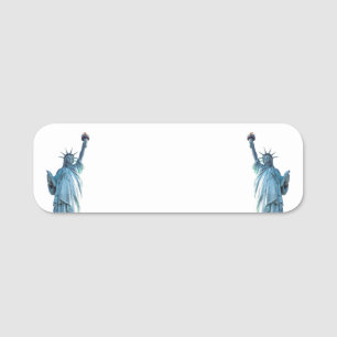 Statue of liberty   name tag