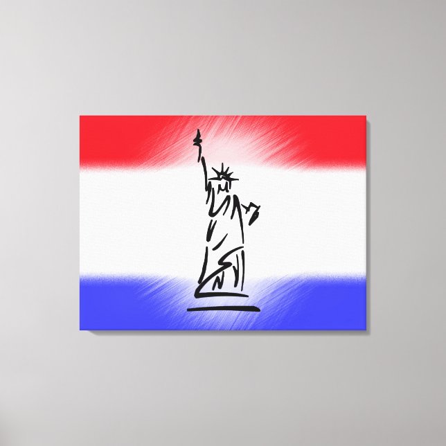 Statue of Liberty New York Canvas Print (Front)