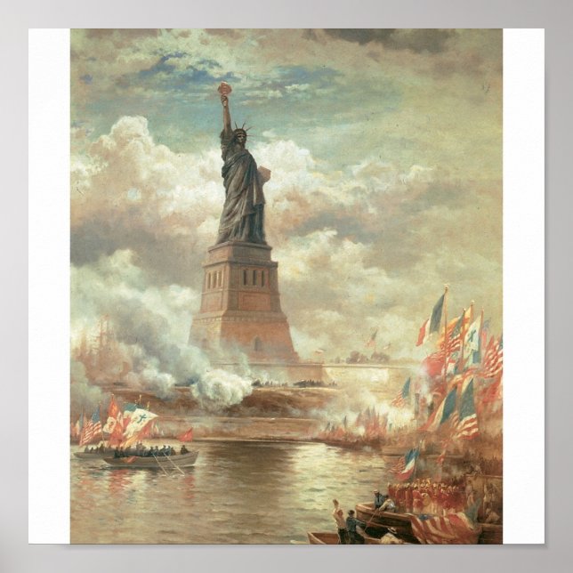 Statue of Liberty, New York circa 1800's Poster (Front)