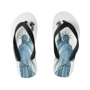 Statue of Liberty New York City Kid's Jandals