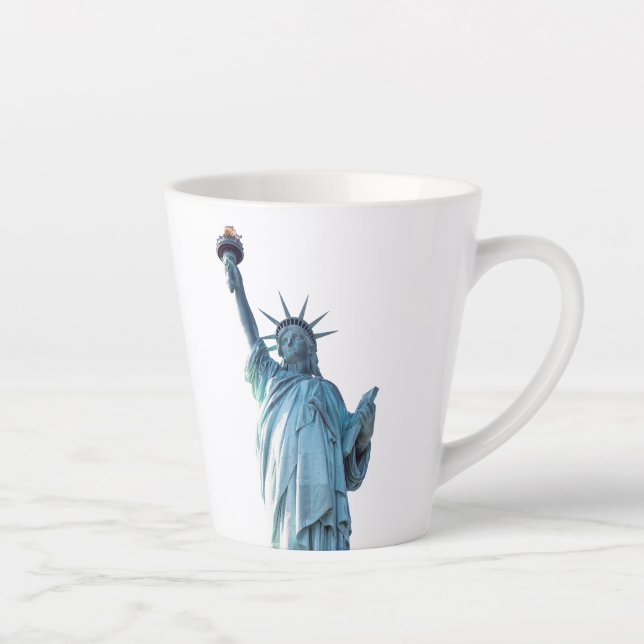 Statue of Liberty New York City Latte Mug (Right)