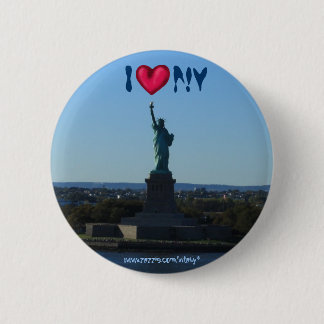 Statue of Liberty New York City photography button