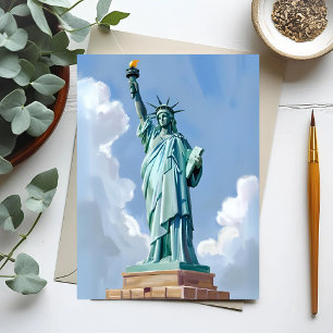 Statue of Liberty New York City Postcard