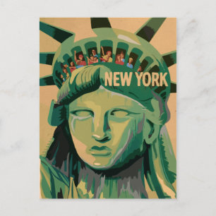 Statue of Liberty - New York City Postcard