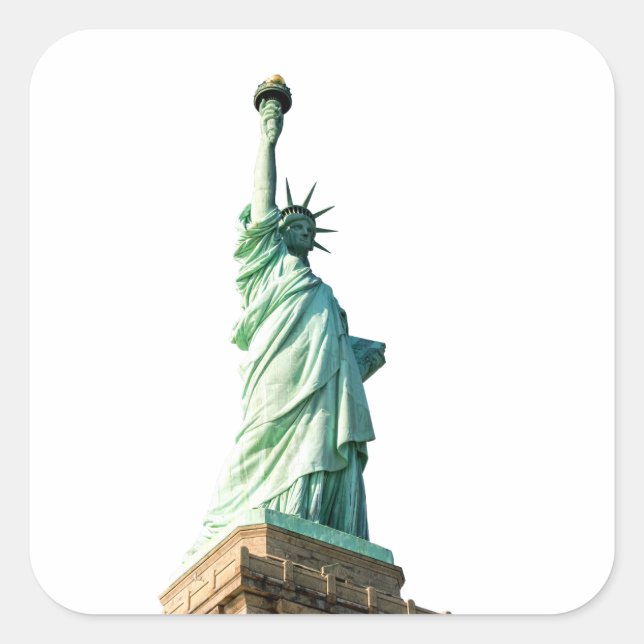 Statue of Liberty New York City Square Sticker (Front)