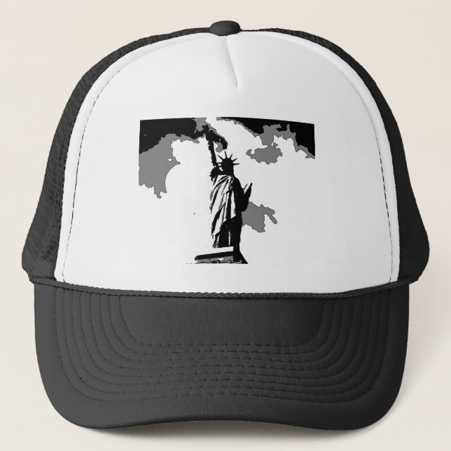 Statue of Liberty New York City Trucker Hat (Front)