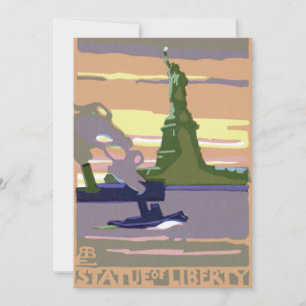 Statue of Liberty, New York City, Vintage Travel