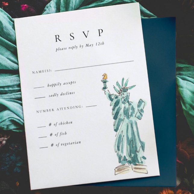 Statue of Liberty New York City Wedding RSVP (Creator Uploaded)