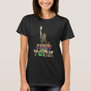 Statue Of Liberty New York For Mum Dad T-Shirt