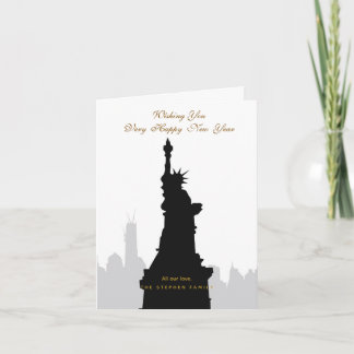 Statue of Liberty & New York Holiday Card
