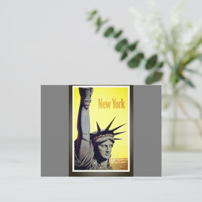 Statue Of Liberty, New York Postcard (Standing Front)